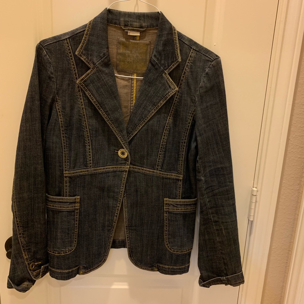 Denim blazer